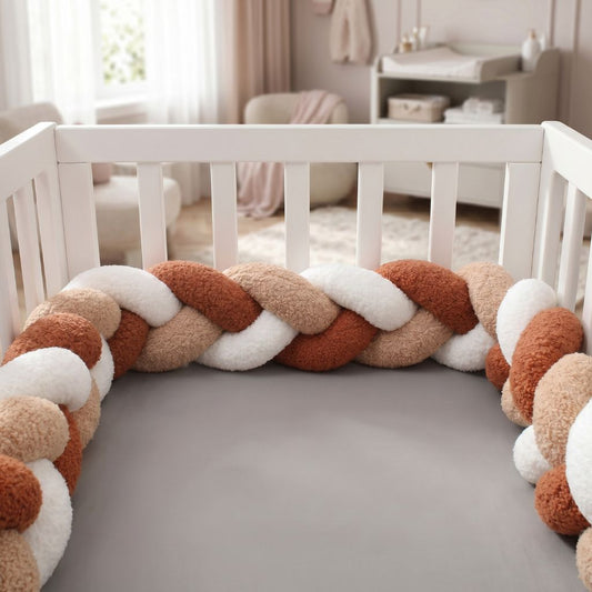 tresse de lit terracotta détail tressage bouclette