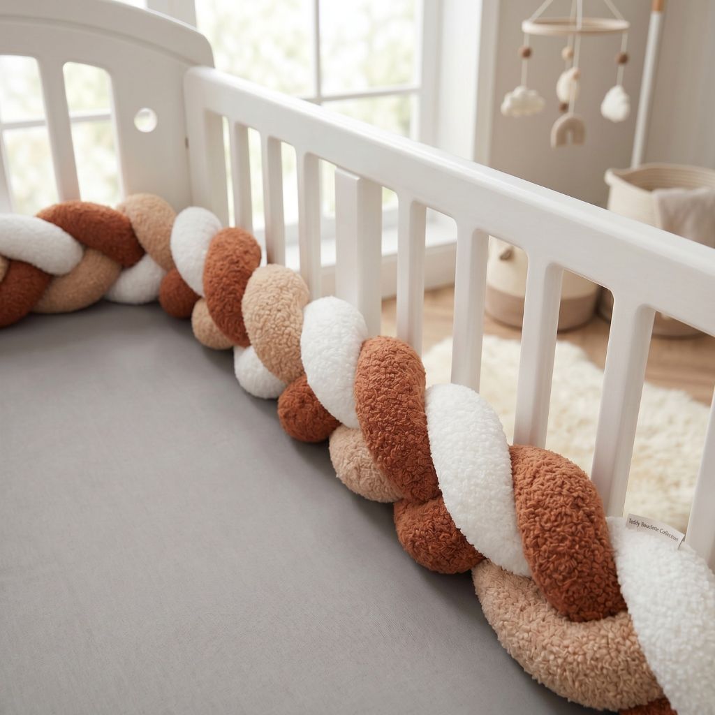tresse de lit terracotta texture matière bouclette effet laine