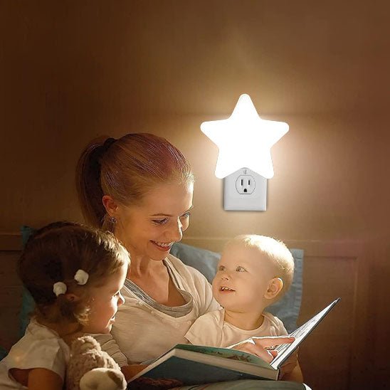 Petite veilleuse lumineuse en forme d’étoiles pour bébé
