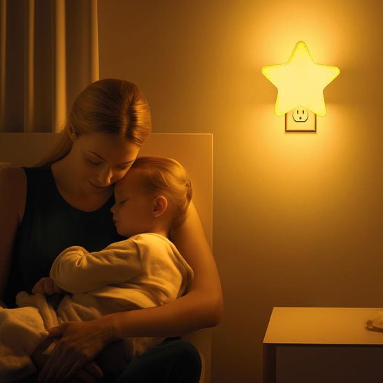 Veilleuse étoiles décorative pour chambre de bébé