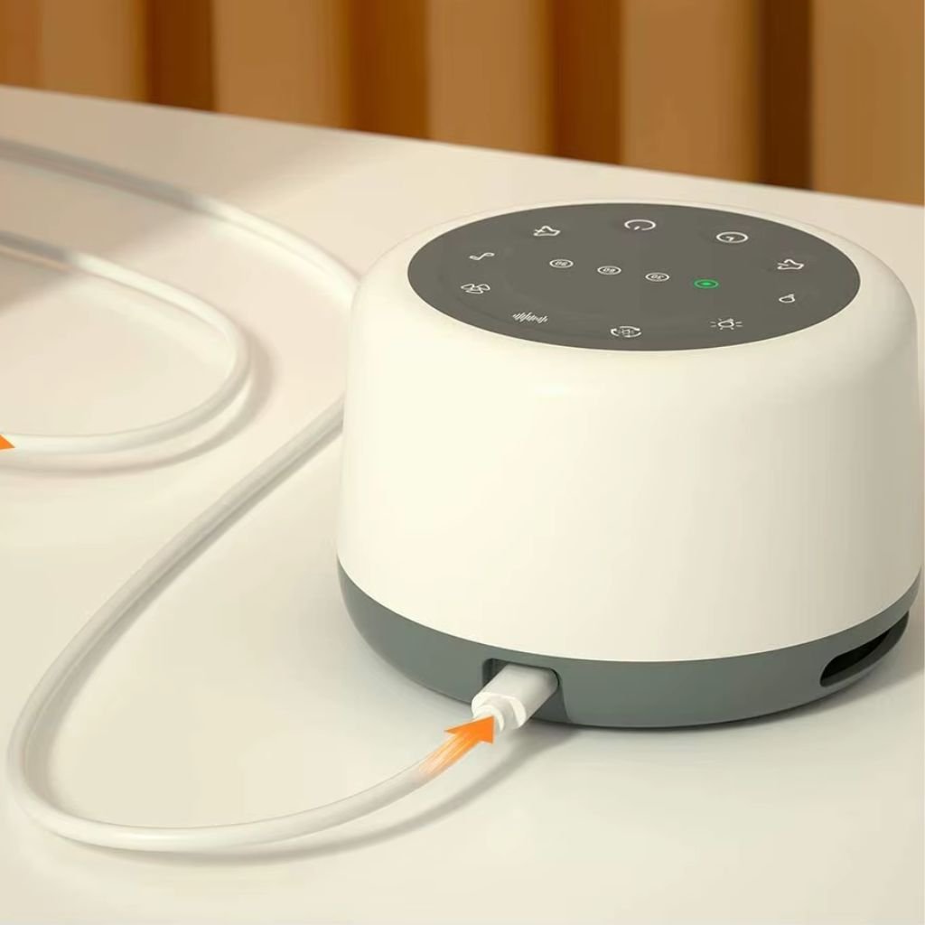 Veilleuse bébé pour un sommeil réparateur grâce au bruit blanc apaisant