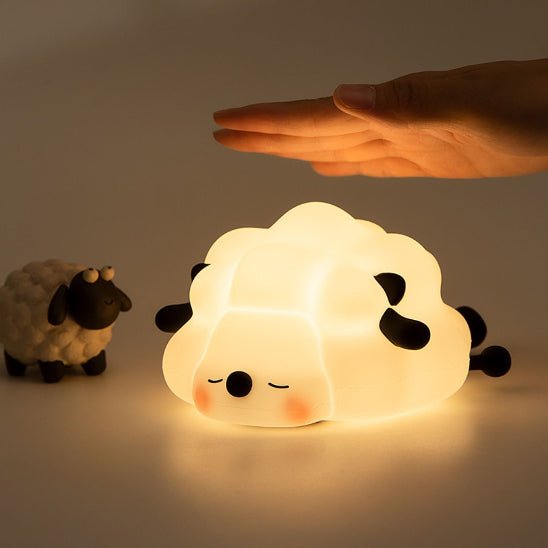 Veilleuse bébé mouton avec minuterie arrêt automatique 30 minutes