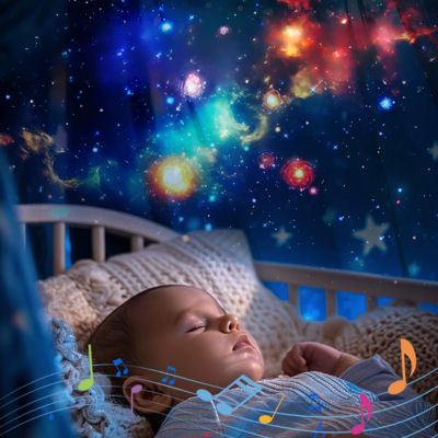 Veilleuse Bebe - Projecteur de ciel étoilé / galaxie - Spot Bébé
