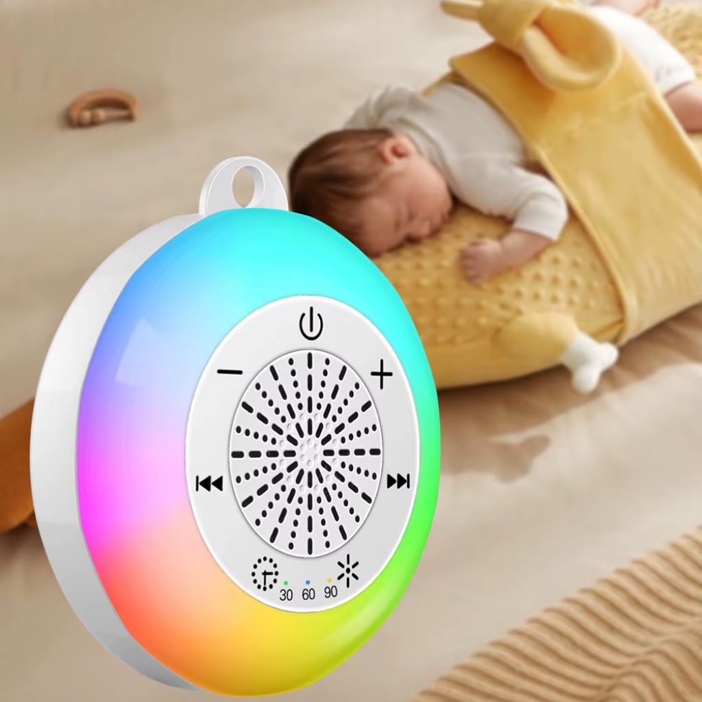 Veilleuse 3 en 1 avec réveil musical et lumière réglable pour bébé