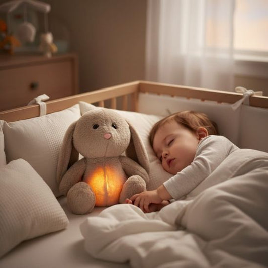 Veilleuse en peluche parfaite pour créer une ambiance rassurante dans la chambre bébé