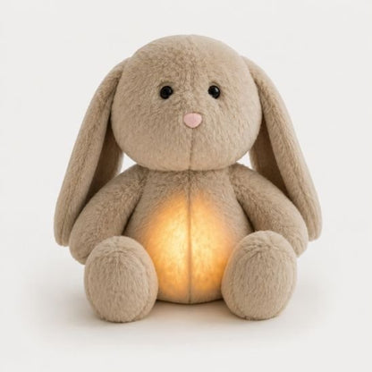 Veilleuse en peluche lapin douce pour la chambre de bébé