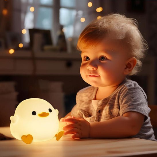 Veilleuse LED canard en Silicone pour Enfants - My choubidou time