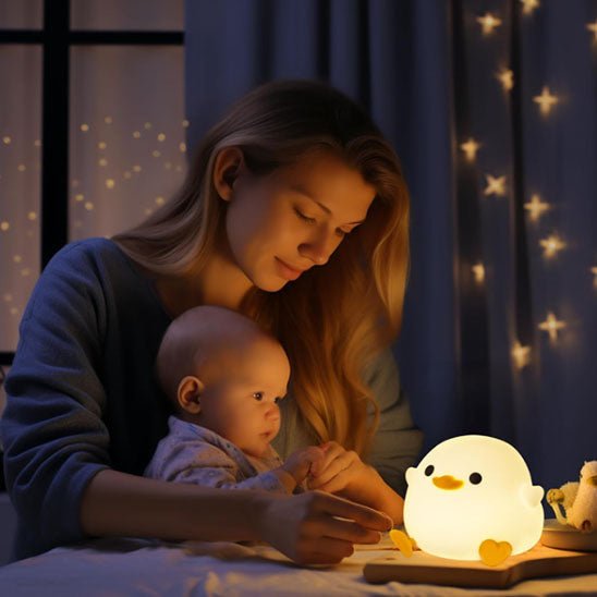 Veilleuse LED canard en Silicone pour Enfants - My choubidou time