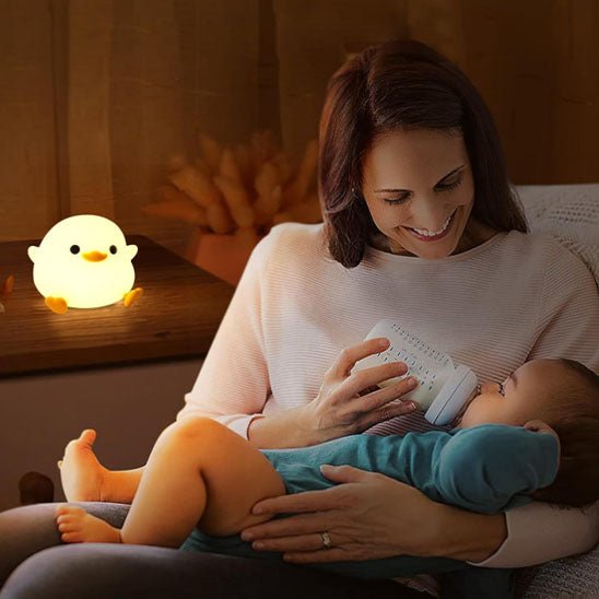 Veilleuse LED canard en Silicone pour Enfants - My choubidou time