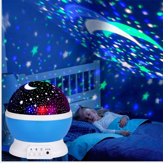 Lampe projecteur d’étoiles – décor lumineux pour enfants